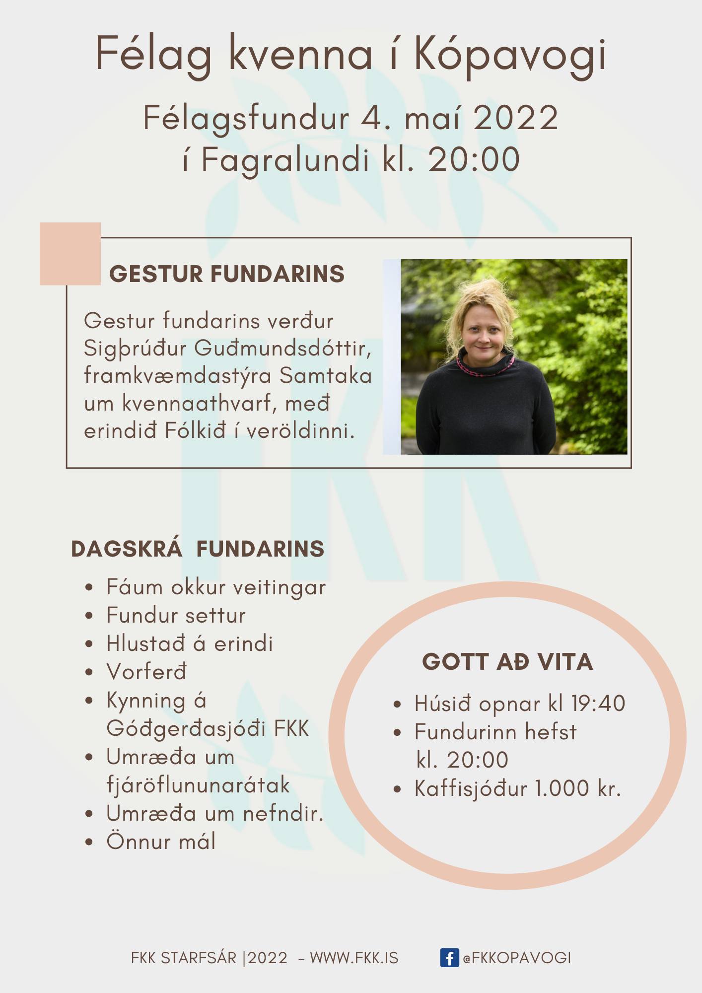 Félagsfundur 4. maí 2022